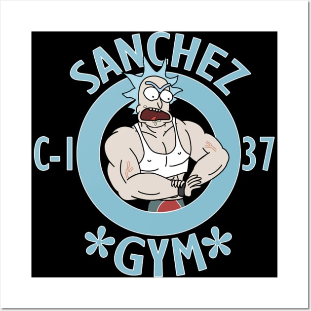 Sanchez Gym Wall Art by NickLiStuff